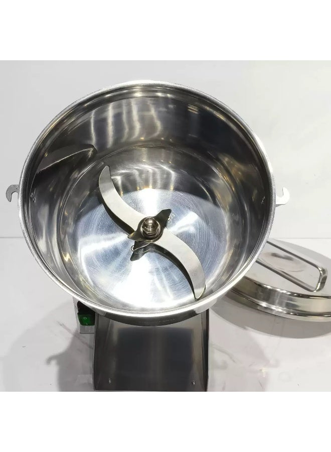 شظايا كريست مطحنة توابل كهربائية Slivers Criest بشفرات | هيكل من الفولاذ المقاوم للصدأ | سعة كبيرة | للاستخدام التجاري والمنزلي - Image 2